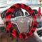 Fashion Winter Colorful Velvet Universal Car Steering Wheel Cover