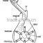 For corn/sorghum/wheat hammer mill machine
