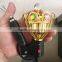 2016 shiny golden electric incense burner lotus shape censer with usb for car