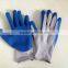 en388 film latex coated working gloves