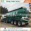 3 axles V shaped 60T dry cement silo trailer powder transport tank bulk trailer