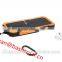 12000mAh waterproof portable Device charger POWERBANK SOLAR