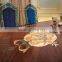 French New Fashion Neo-Classic Marquetry Luxury Dining Table Set/ Fantanstic Vivid Wooden Carving Dining Room Furniture 8 People