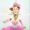 Best selling christmas ornament items resin christmas lady figurines