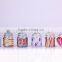3pcs round glass jar with metal cover