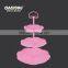 Iron METAL cake stands for wedding cakes/ 3 tiers cupcake stand/fruit holder