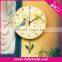 Vintage Design Decorative Bird Large Round Resin Wall Clock