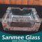 Hot Sale Clear Square Glass Ashtray Whole Custom Cigar Ashtray