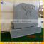 Cheap USA style G603 gray granite tombs/tombstone