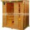 Red cedar far infrared solid wooden sauan room ,customized indoor sauan room