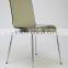 Modern home furniture acrylic dining chair, simple plastic design coffee chair