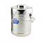stainless steel Double wall champagne ice bucket with lid & handle