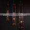 Nature Black Bamboo Poles Ladders With Flowers for Home And Garden Decoration