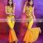Paillettes halter top and flared pants set
