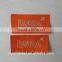 2017 custom high quality garment woven labels
