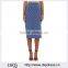 Customized Lady's Apparel Office Lace Wear Fashion Plaid Seersucker Skirt(DQM026S)