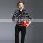 Maxnegio Long Sleeve Latest Blouse Office Printed Designs