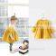 New design children clothing long sleeve 100% cotton fancy clothes wholesale new model girl dress