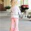 Wholesale cotton short shorts baby clothes children's boutique pink ruffle children's shorts