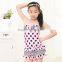 Factory price light pink black dots children's swimwear kids swinwear a little baby swimwear /kids bikini