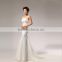 2017 Fashion custom Lace Halter Wedding Dress Shoulder off Tie Back Dress Fishtail Wedding Evening Dress