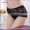 Wholesale mid-waist hot top selling seamless women's sexy lace transparent panty