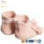 High Quality Cashmere Lightweight Baby Hot Booties with Pom Pom