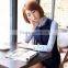 custom fashionable white blouse office dress european women's suit