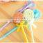 lollipop pattern ballpoint ball creative pen for gift student plastice pen