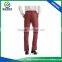 Popular design high quality custom red squares sublimation printing breathable golf pants for men