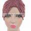 diamante cotton hair bonnet hat muslim hijab head wrap headscarf