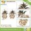 Cute Champagne Pineapple Shaped Luxury Women Wedding Charm Statement Earrings Cheap Wholesale Stud Earrings