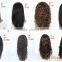 High quality body wave natural black Brazilian Human hair lace front wig