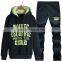 Men's Sports Running Sublimation Track Suit Hooded Sweatshirt Casual Pullover Hoodie+Pants