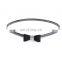 Hot Sell Bow Decorative Accessories Waist Dress Belt Thin Belt