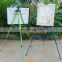 Colorful folding Artist painting artist studio easel for painting and showing stand