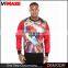 Super Quality Pullover Printed OEM Crewneck leather Sweatshirt