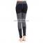 Charcal Heather White Mesh Patch Quick Dry Tights Woman Leggings