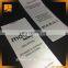 custom polyester garment fabric clothing care labels for clothing