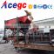 Mobile stone crushing and screening plant station with high quality and professional design