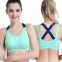 No Steel Mesh Mesh Stitching Back Sports Bra, quick-dry shock-proof large size fitness yoga running sports underwear
