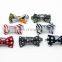British style pet jewelry multicolor pet bow tie wholesale denim dog collar