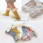 2020 Baby Girls Knee High Socks Angel wing Summer Autumn Cotton Socks Solid Candy Color Kids Toddler Short Socks For Children