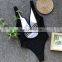 Summer stock black halter V-Neck cross elastic lady bathing suit 5 colors women bikini one piece swimsuit