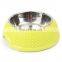 New Arrival anti-slip pet food bowl stainless steel for puppy dogs cats