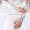 Instyles New Sexy Transparent Net Evening Party Bridal Fingerless Short Gloves - One Size