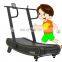Rongle R800 semi-commercial self-powered woodway curved treadmill with Three Levels of Magnetic Resistance Control