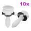 10 Pcs/Set White Car Door Panel Trim Interior Fastener Clips New For Jaguar S/X TYPE #C2S13494