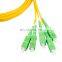 1x4 SC APC ABS Box Single Mode Fiber Optic PLC Splitter Pemisah Serat ABS Box Module 1x4 abs plc splitter