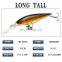 11cm 9.5g 10 colors 3D Bionic eyes Saltwater Fish Baits with Treble Hooks  Quivering Minnow Sea Bass  Bait Fishing